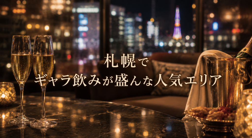 札幌でギャラ飲みが盛んな人気エリア