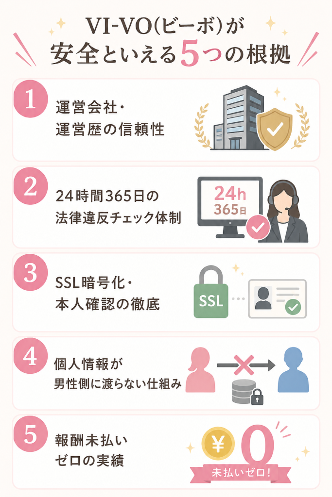 VI-VO(ビーボ)が安全だと断言できる5つの根拠