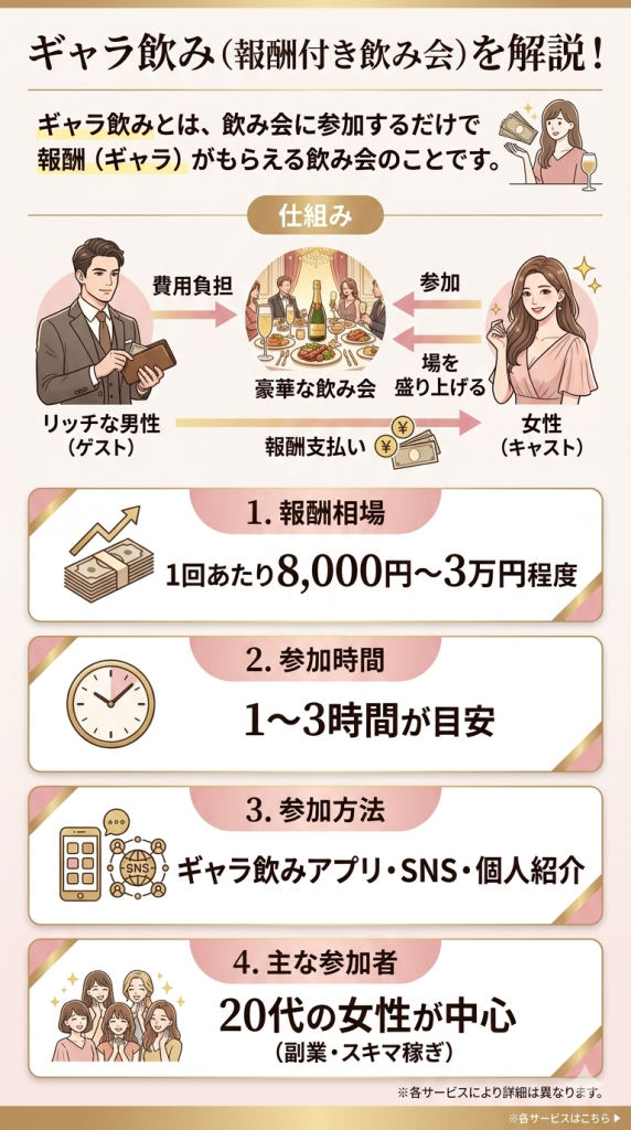 そもそも「ギャラ飲み」とは